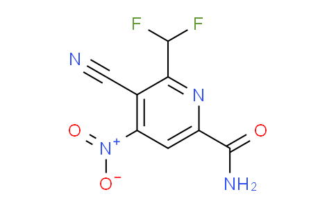 AM90755 | 1804696-57-8 | 3-Cyano-2-(difluoromethyl)-4-nitropyridine-6-carboxamide