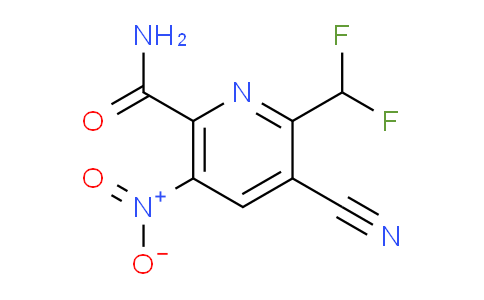 AM90756 | 1806851-46-6 | 3-Cyano-2-(difluoromethyl)-5-nitropyridine-6-carboxamide