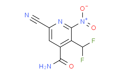 AM90762 | 1805474-45-6 | 6-Cyano-3-(difluoromethyl)-2-nitropyridine-4-carboxamide