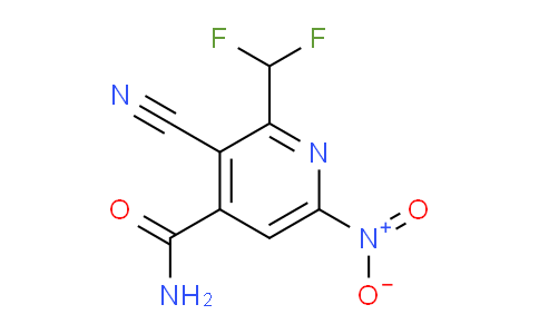 AM90768 | 1805980-84-0 | 3-Cyano-2-(difluoromethyl)-6-nitropyridine-4-carboxamide