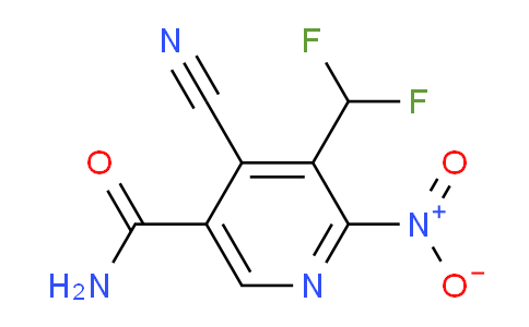 AM90780 | 1806852-17-4 | 4-Cyano-3-(difluoromethyl)-2-nitropyridine-5-carboxamide
