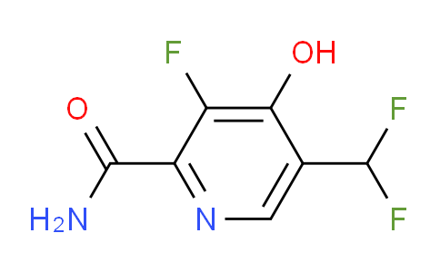 5-(Difluoromethyl)-3-fluoro-4-hydroxypyridine-2-carboxamide