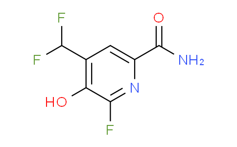 4-(Difluoromethyl)-2-fluoro-3-hydroxypyridine-6-carboxamide