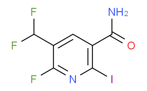 AM90843 | 1805582-81-3 | 3-(Difluoromethyl)-2-fluoro-6-iodopyridine-5-carboxamide