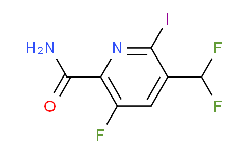 AM90847 | 1806927-37-6 | 3-(Difluoromethyl)-5-fluoro-2-iodopyridine-6-carboxamide