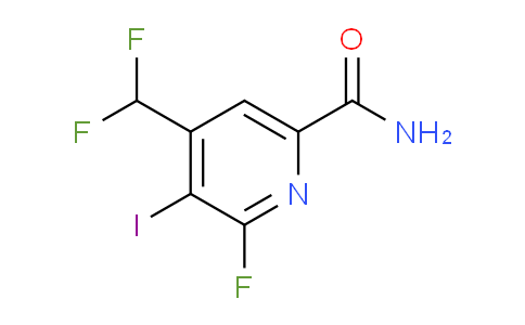 4-(Difluoromethyl)-2-fluoro-3-iodopyridine-6-carboxamide