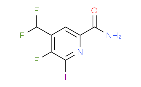 4-(Difluoromethyl)-3-fluoro-2-iodopyridine-6-carboxamide