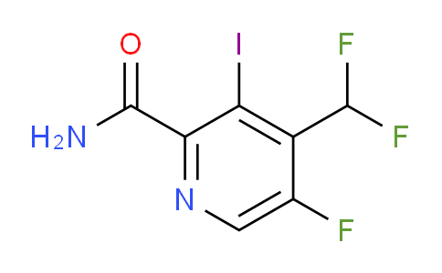 4-(Difluoromethyl)-5-fluoro-3-iodopyridine-2-carboxamide