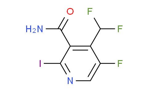 4-(Difluoromethyl)-5-fluoro-2-iodopyridine-3-carboxamide