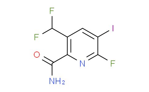 5-(Difluoromethyl)-2-fluoro-3-iodopyridine-6-carboxamide