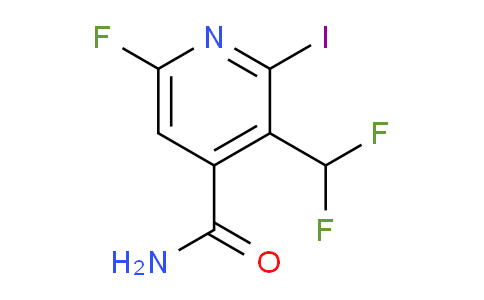 3-(Difluoromethyl)-6-fluoro-2-iodopyridine-4-carboxamide
