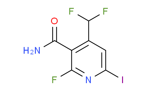 4-(Difluoromethyl)-2-fluoro-6-iodopyridine-3-carboxamide