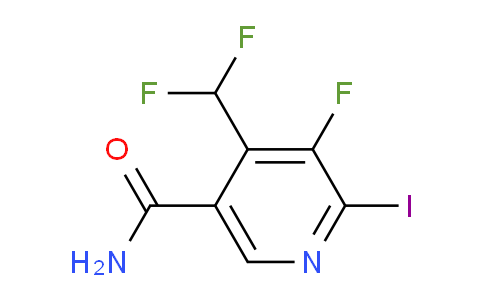 4-(Difluoromethyl)-3-fluoro-2-iodopyridine-5-carboxamide