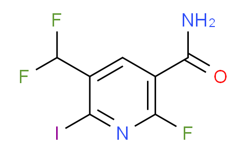 3-(Difluoromethyl)-6-fluoro-2-iodopyridine-5-carboxamide