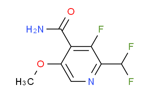 2-(Difluoromethyl)-3-fluoro-5-methoxypyridine-4-carboxamide