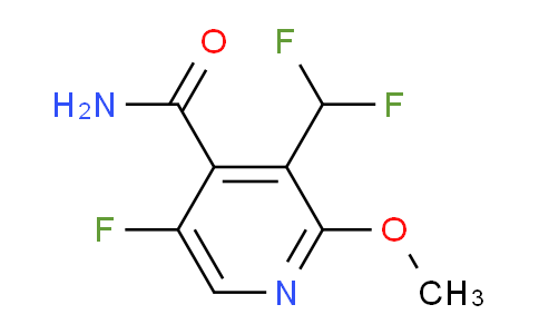 3-(Difluoromethyl)-5-fluoro-2-methoxypyridine-4-carboxamide