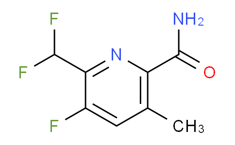2-(Difluoromethyl)-3-fluoro-5-methylpyridine-6-carboxamide
