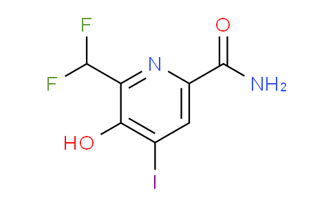 AM90985 | 1805259-14-6 | 2-(Difluoromethyl)-3-hydroxy-4-iodopyridine-6-carboxamide