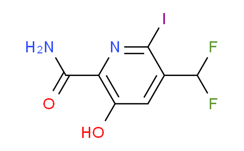 AM90988 | 1805203-20-6 | 3-(Difluoromethyl)-5-hydroxy-2-iodopyridine-6-carboxamide