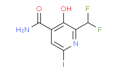 AM90991 | 1805538-04-8 | 2-(Difluoromethyl)-3-hydroxy-6-iodopyridine-4-carboxamide