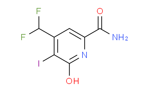 4-(Difluoromethyl)-2-hydroxy-3-iodopyridine-6-carboxamide