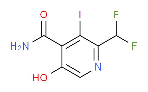 AM91004 | 1805598-36-0 | 2-(Difluoromethyl)-5-hydroxy-3-iodopyridine-4-carboxamide