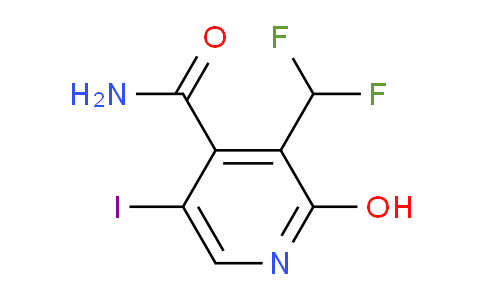 3-(Difluoromethyl)-2-hydroxy-5-iodopyridine-4-carboxamide