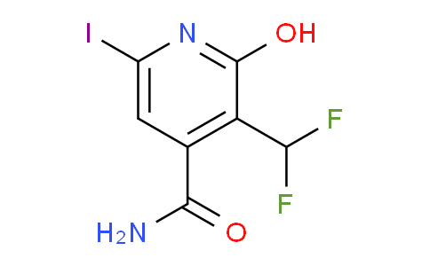 3-(Difluoromethyl)-2-hydroxy-6-iodopyridine-4-carboxamide