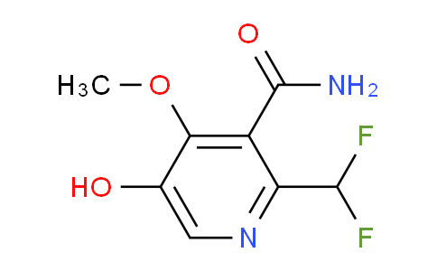 2-(Difluoromethyl)-5-hydroxy-4-methoxypyridine-3-carboxamide