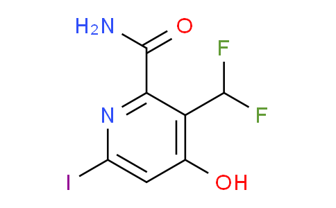3-(Difluoromethyl)-4-hydroxy-6-iodopyridine-2-carboxamide