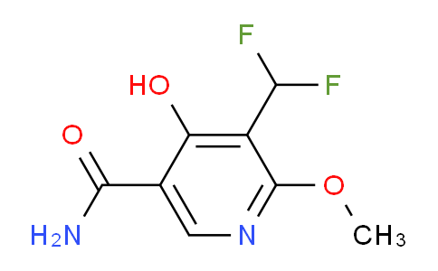 AM91025 | 1805447-82-8 | 3-(Difluoromethyl)-4-hydroxy-2-methoxypyridine-5-carboxamide