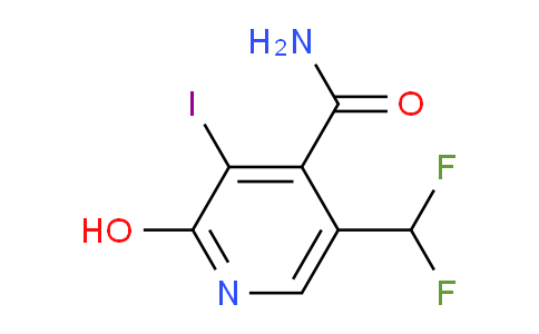 5-(Difluoromethyl)-2-hydroxy-3-iodopyridine-4-carboxamide