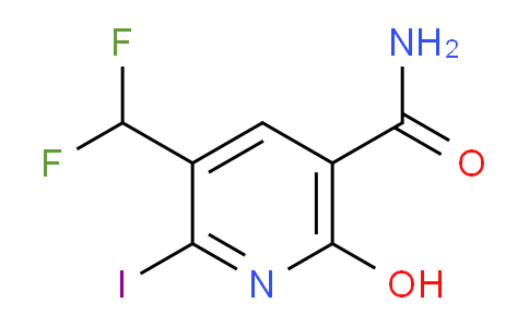 3-(Difluoromethyl)-6-hydroxy-2-iodopyridine-5-carboxamide