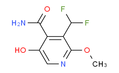 AM91032 | 1805447-93-1 | 3-(Difluoromethyl)-5-hydroxy-2-methoxypyridine-4-carboxamide