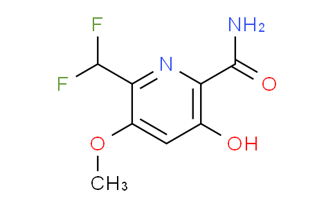 AM91036 | 1807130-16-0 | 2-(Difluoromethyl)-5-hydroxy-3-methoxypyridine-6-carboxamide