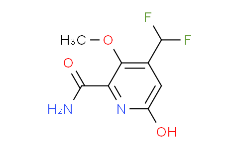 AM91056 | 1805448-15-0 | 4-(Difluoromethyl)-6-hydroxy-3-methoxypyridine-2-carboxamide