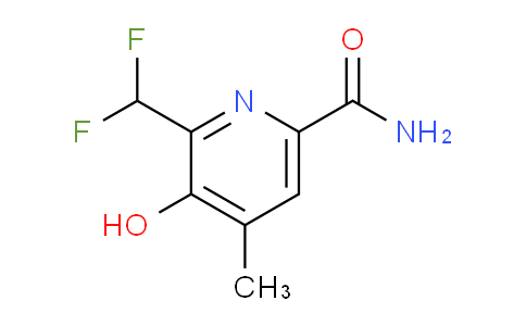 2-(Difluoromethyl)-3-hydroxy-4-methylpyridine-6-carboxamide