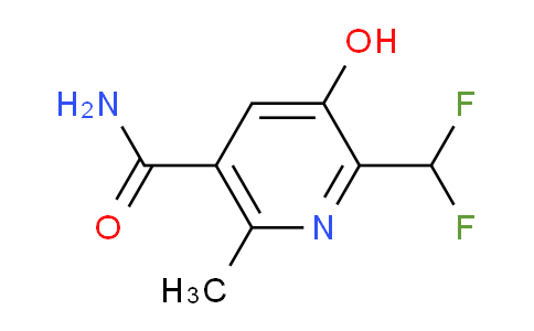 2-(Difluoromethyl)-3-hydroxy-6-methylpyridine-5-carboxamide
