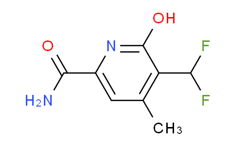 AM91084 | 1805396-37-5 | 3-(Difluoromethyl)-2-hydroxy-4-methylpyridine-6-carboxamide