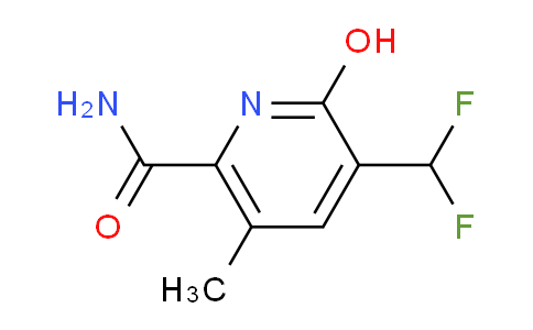 AM91085 | 1805203-70-6 | 3-(Difluoromethyl)-2-hydroxy-5-methylpyridine-6-carboxamide