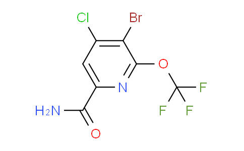 AM91281 | 1804393-32-5 | 3-Bromo-4-chloro-2-(trifluoromethoxy)pyridine-6-carboxamide