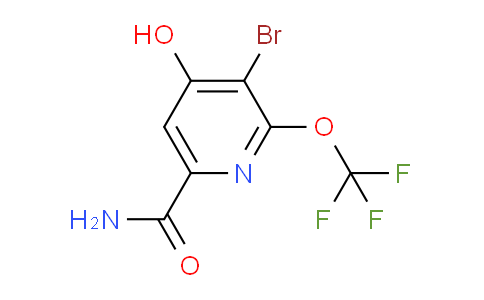 3-Bromo-4-hydroxy-2-(trifluoromethoxy)pyridine-6-carboxamide