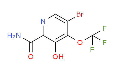 5-Bromo-3-hydroxy-4-(trifluoromethoxy)pyridine-2-carboxamide