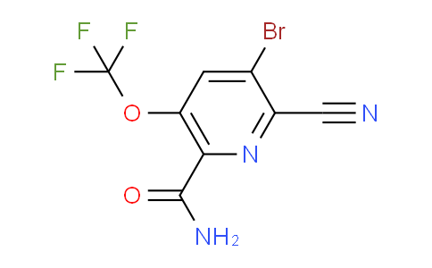 AM91290 | 1803667-63-1 | 3-Bromo-2-cyano-5-(trifluoromethoxy)pyridine-6-carboxamide