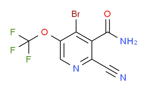 AM91296 | 1803667-77-7 | 4-Bromo-2-cyano-5-(trifluoromethoxy)pyridine-3-carboxamide