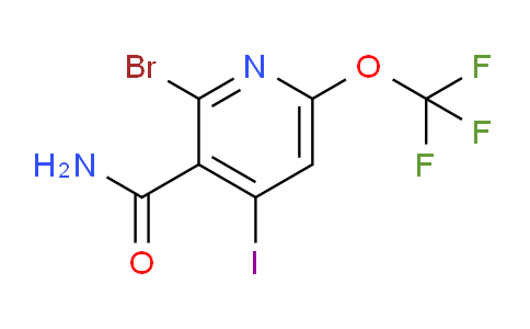 AM91299 | 1804394-25-9 | 2-Bromo-4-iodo-6-(trifluoromethoxy)pyridine-3-carboxamide