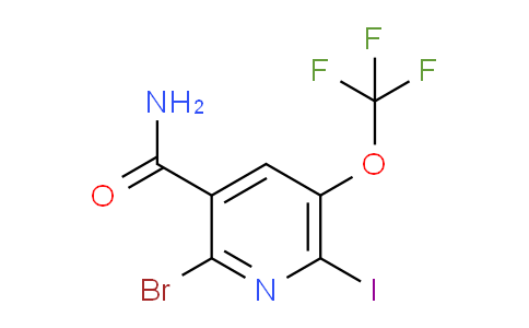 AM91301 | 1804394-35-1 | 2-Bromo-6-iodo-5-(trifluoromethoxy)pyridine-3-carboxamide