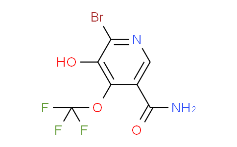 2-Bromo-3-hydroxy-4-(trifluoromethoxy)pyridine-5-carboxamide