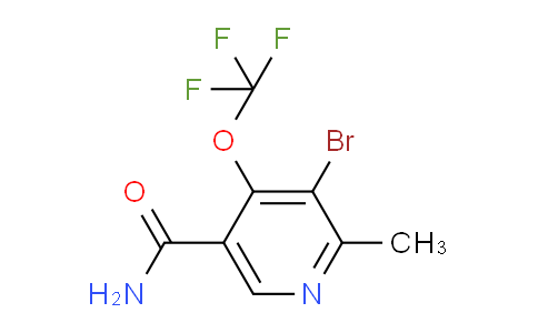 AM91315 | 1804616-36-1 | 3-Bromo-2-methyl-4-(trifluoromethoxy)pyridine-5-carboxamide