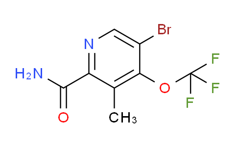 5-Bromo-3-methyl-4-(trifluoromethoxy)pyridine-2-carboxamide